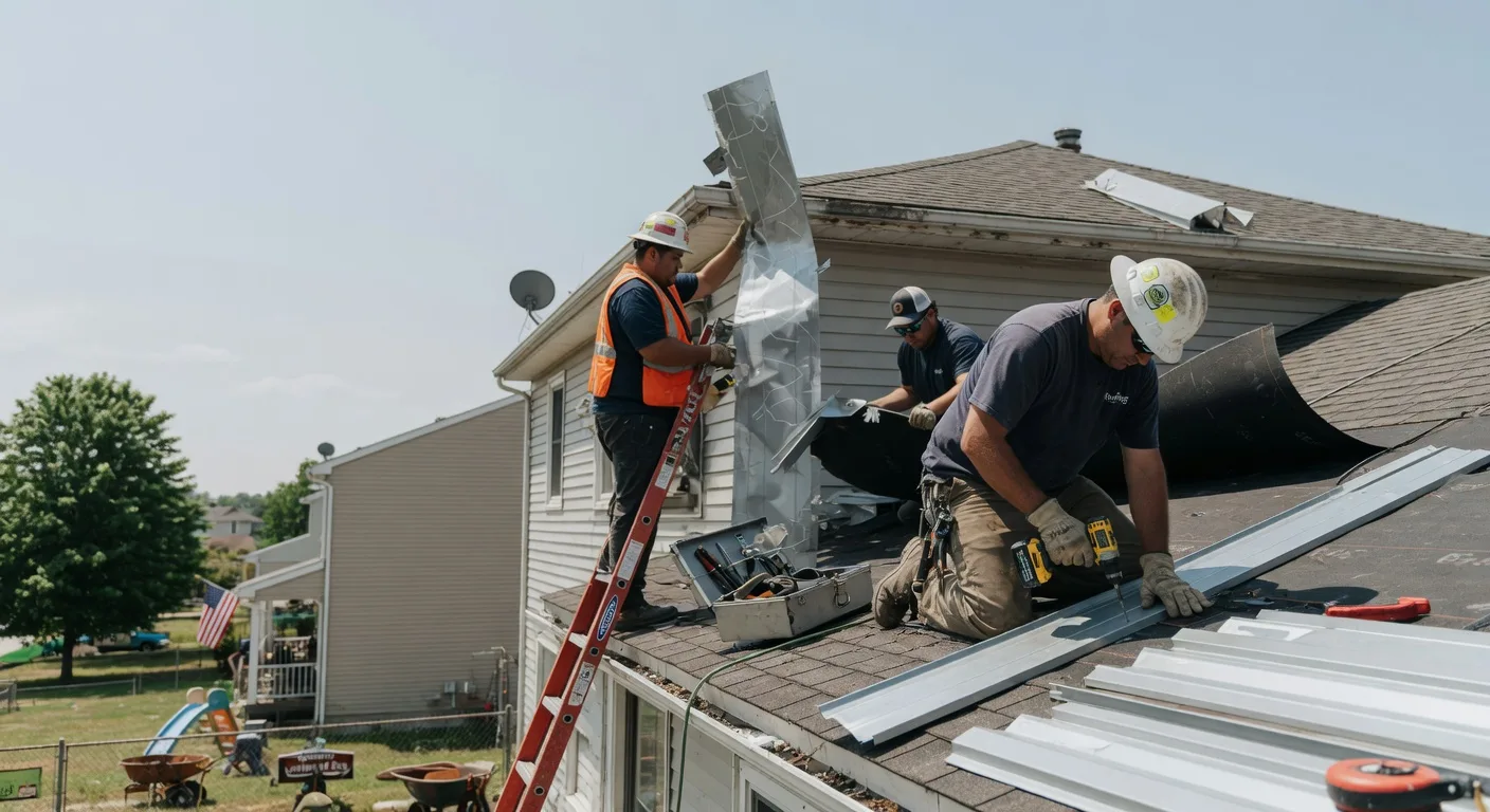 Storm Damage Metal Roof Repair in West Stockbridge, MA